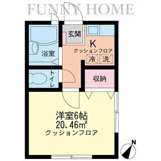 サンガーデンM 柳川【1階】の間取り