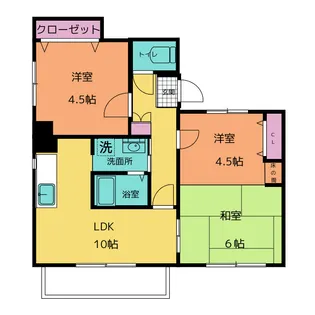 グランコート成増【4階】の間取り