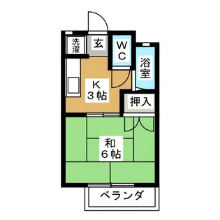 CABIN136【2階】の間取り