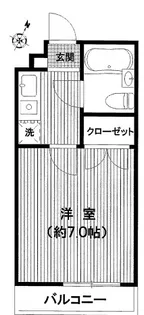 蓬莱館【1階】の間取り
