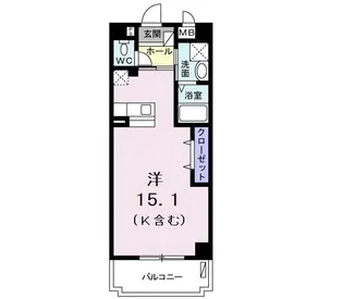 レジデンスサニーKJIII【2階】の間取り