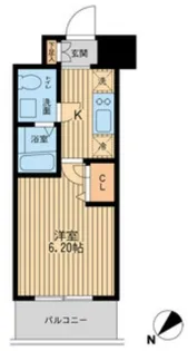 エコロジー潮見レジデンス【4階】の間取り