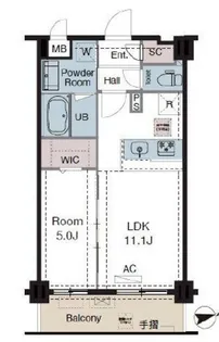 ラグゼナ東陽町【4階】の間取り