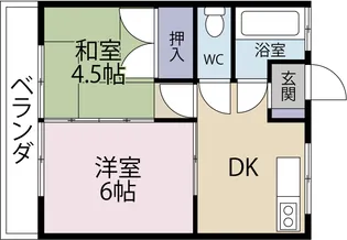 泉マンション【1階】の間取り