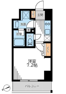 東京都江東区永代2【マンション】の間取り