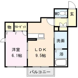 Regato【1階】の間取り