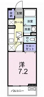 カ-サリブラ I【1階】の間取り