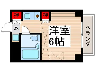 ブランノ-ヴァ塩焼【3階】の間取り