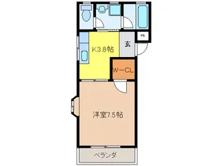 岐阜県岐阜市柳津町本郷3【アパート】の間取り
