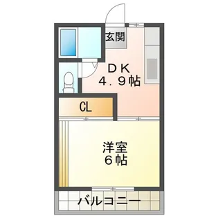 サングリーン西条【3階】の間取り