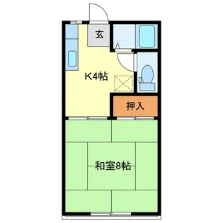 AKATSUKI maison垂水【2階】の間取り