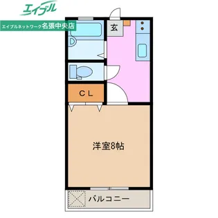 ルーラルハイツIWATA【1階】の間取り