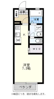 メゾン・ドゥ・ソルージュ【1階】の間取り