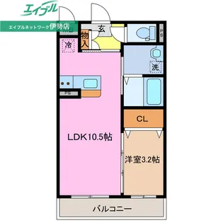 リジェール ヌーヴォー【2階】の間取り