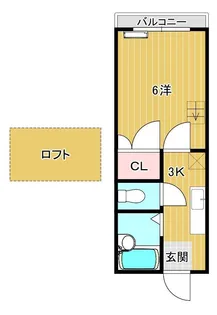 レジデンス丸真【1階】の間取り
