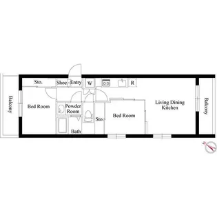 レガーロ田園調布【4階】の間取り