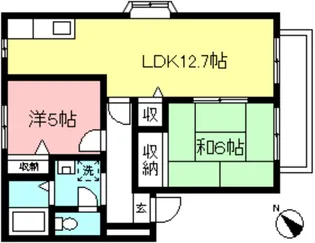 ポアロ金森【2階】の間取り