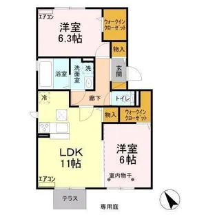 Rザウバー【1階】の間取り