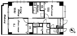 【ガーデンヒルズヒラヤマ】【3階】の間取り