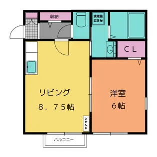 ペイサージュ【1階】の間取り