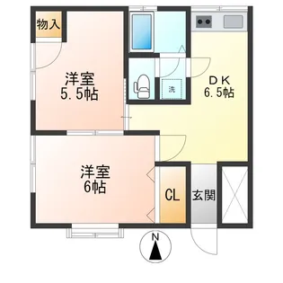レ、アールパルフェ【1階】の間取り
