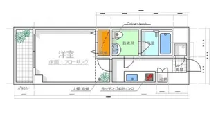 オリエントビルNO.77【11階】の間取り