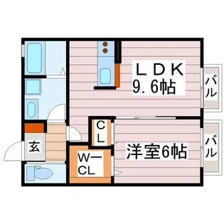 プランドール【1階】の間取り