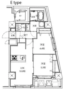 レアライズ町屋【3階】の間取り