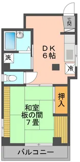 東洋DCビル【2階】の間取り