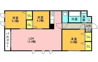 THE BELUGA 世田谷 RESIDENCE【1階】の間取り