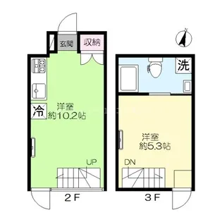 ハウスHM【3階】の間取り