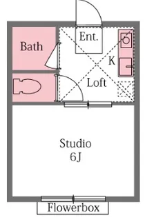 CASA-1【2階】の間取り