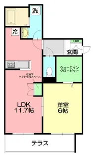 casa passione(カーサパッシオーネ)【1階】の間取り