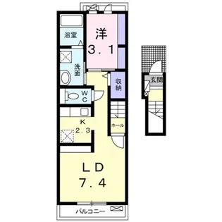 グレイス・ライフ【2階】の間取り