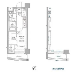 RELUXIA北赤羽【1階】の間取り