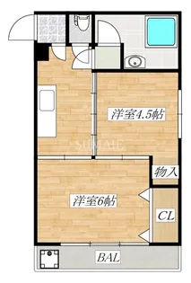フジマンション【2階】の間取り