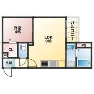 ALEGRIA淡路【2階】の間取り