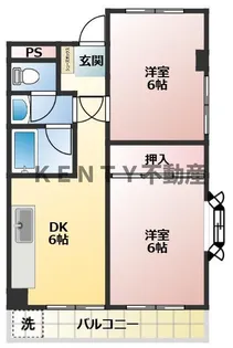 コーポ和泉【2階】の間取り
