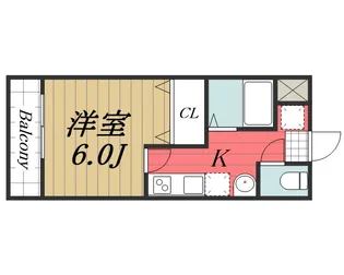 Fille Flats SAKURA【2階】の間取り