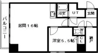 アーバン菊水【10階】の間取り