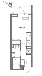アゼスト阪東橋II【6階】の間取り