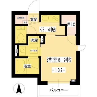 ブリエ【1階】の間取り