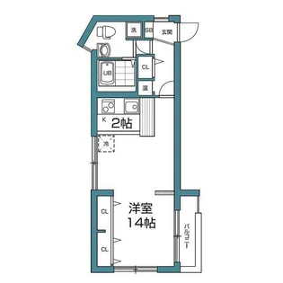 グランバリュー用賀【1階】の間取り