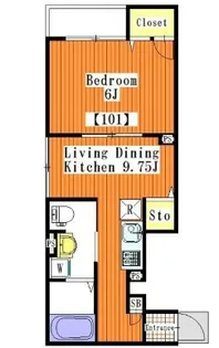 ボヌールプラン【1階】の間取り