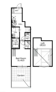 アルティア一橋学園【1階】の間取り