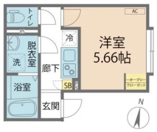 カインドネス相模大野East【3階】の間取り