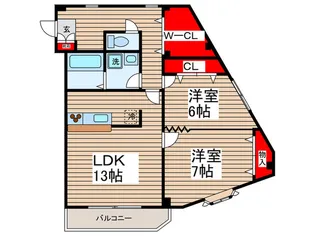 T‘sハウス【2階】の間取り