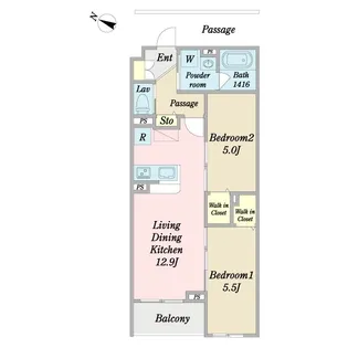 Solomon【2階】の間取り