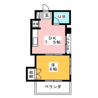 浜町コーポ大塚【3階】の間取り