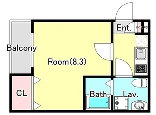 ロイヤルパーク見沼代【1階】の間取り